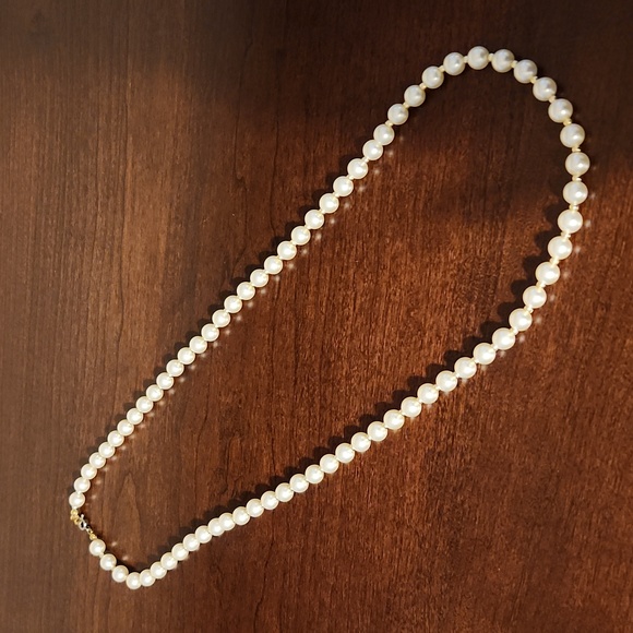 FAUX PEARL Necklace, 29" Long - Picture 5 of 5